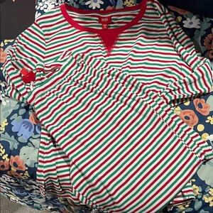Macys family pjs women’s two piece stripes